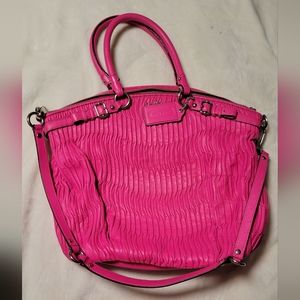 Coach Madison Gathered Leather Lindsey Satchel - RARE Color